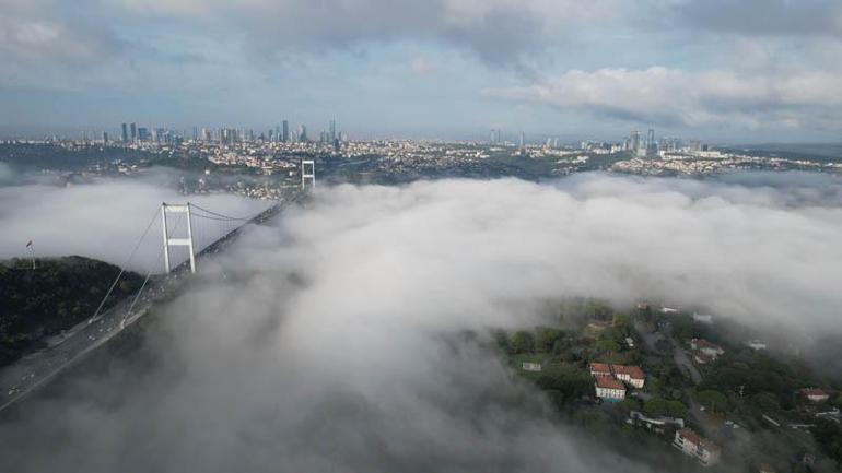 İstanbulda sis etkili oluyor; çift yönde askıya alınan gemi trafiği normale döndü