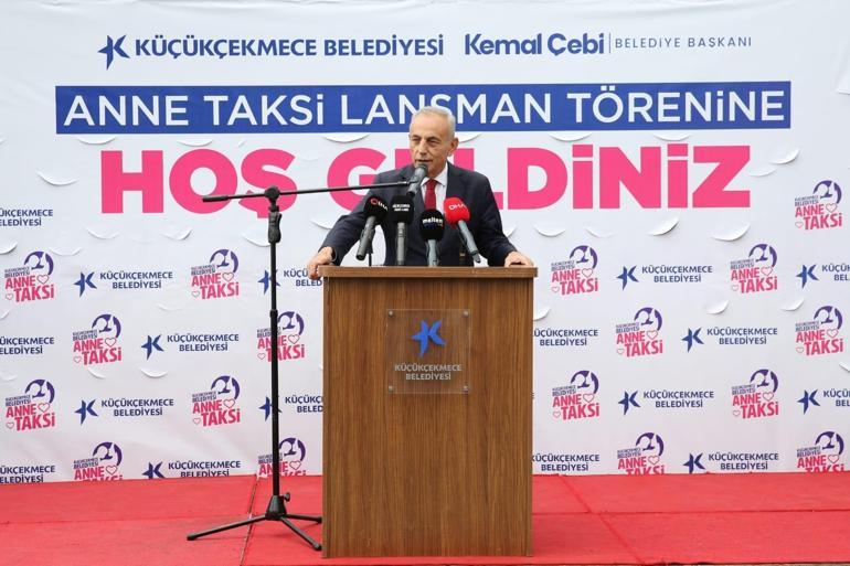 Küçükçekmece’de ücretsiz ‘Anne Taksi’ hizmeti başladı