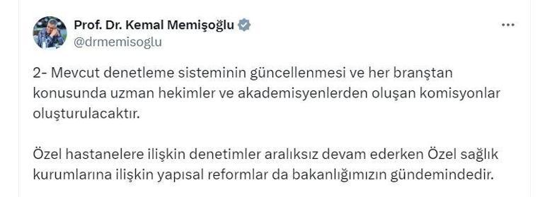 Bakan Memişoğlu: Bakanlığımızın denetim ekipleri tam kapasiteyle sahada olacak