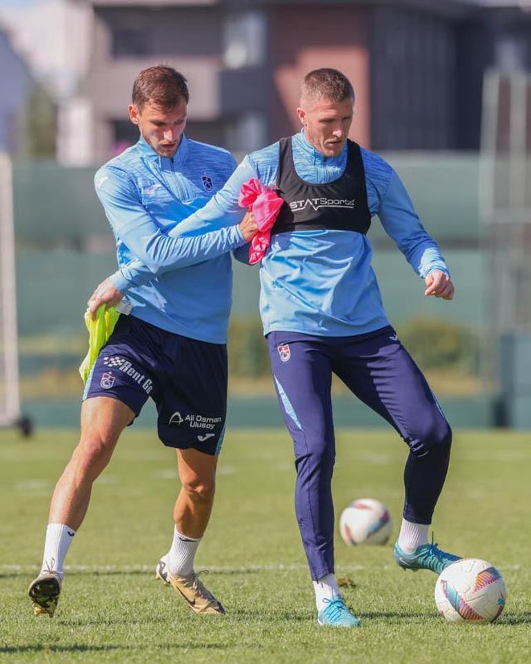 Trabzonspor’da bir günlük iznin ardından Göztepe mesaisi yeniden başladı