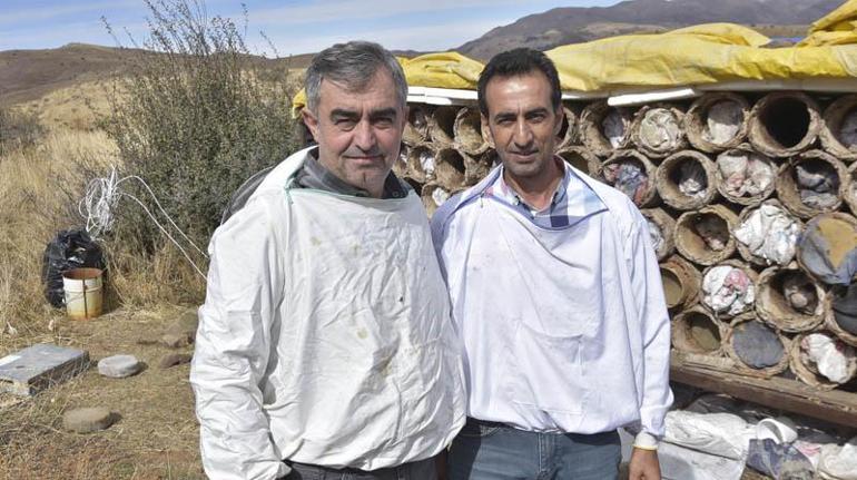 Bitlis’te kara kovan balının hasadı başladı