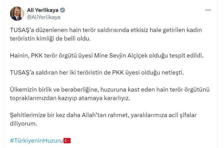 TUSAŞa saldıran teröristler PKKlı