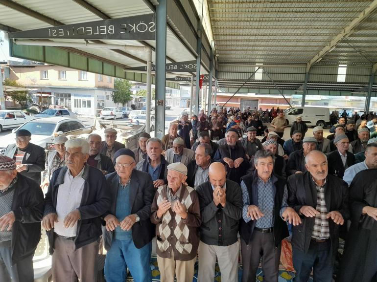 Sökede cuma namazı sonrası yağmur duası yapıldı