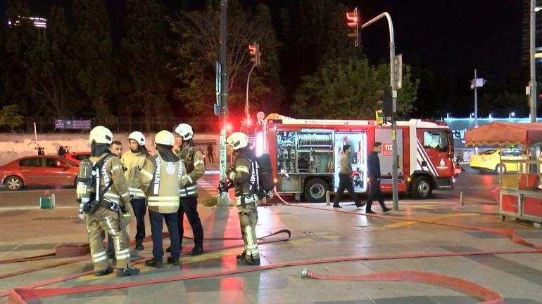 Şişli’de Mecidiyeköy metro istasyonunda yangın; 1 kişi dumandan etkilendi