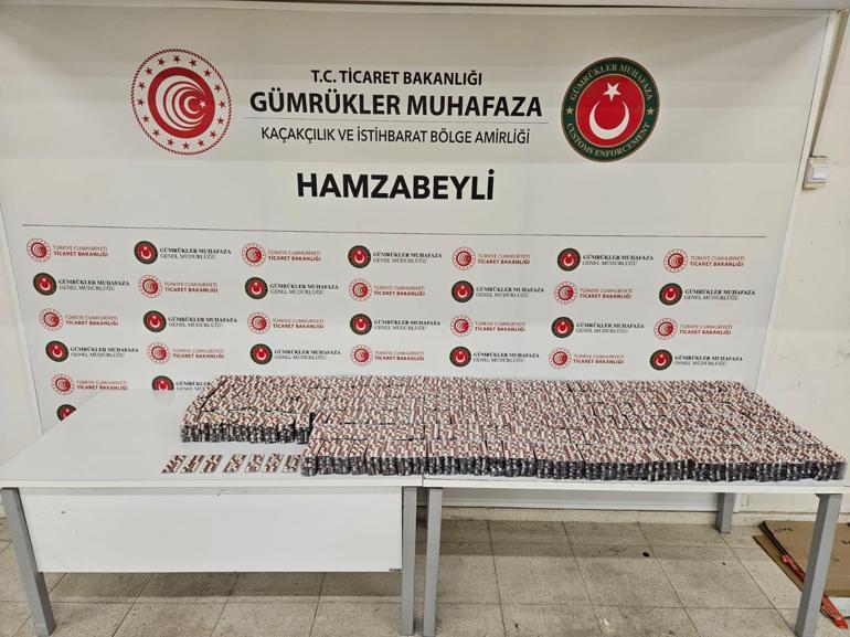 Hamzabeyli Gümrük Kapısında, 103 milyon lira değerinde uyuşturucu ele geçirildi