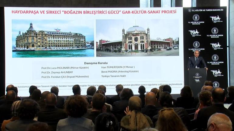 Bakan Ersoy: Haydarpaşa’da Sirkeci’de kesinlikle AVM ve otel olmayacak