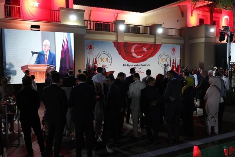 Bakan Güler, Katar’da düzenlenen 29 Ekim Cumhuriyet Bayramı Resepsiyonu’nda konuştu