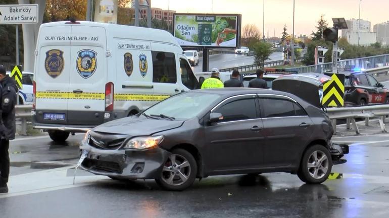 Bakırköyde, kazaya müdahale eden trafik ekibine İETT otobüsü çarptı: 1 polis şehit oldu