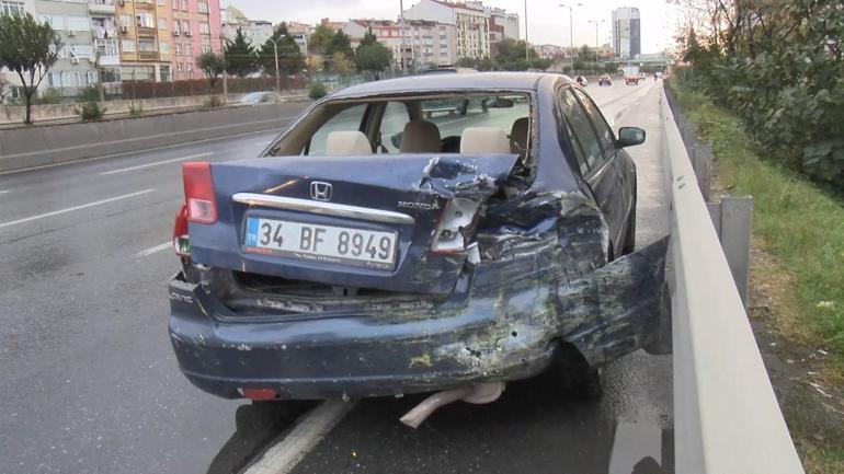 Bayrampaşada trafik kazası: 2 ağır yaralı