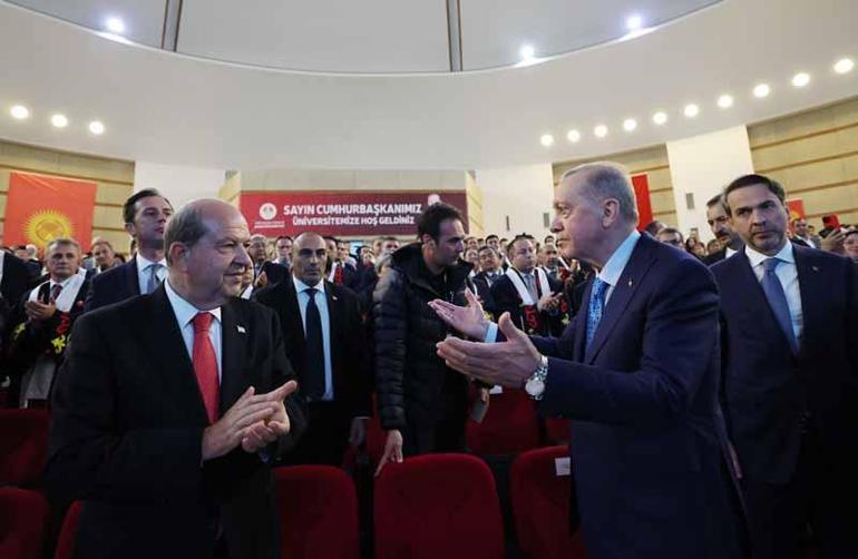 Cumhurbaşkanı Erdoğan: Manas Üniversitesi dostluğumuzun ve kardeşliğimizin en güzel örneklerinden biri