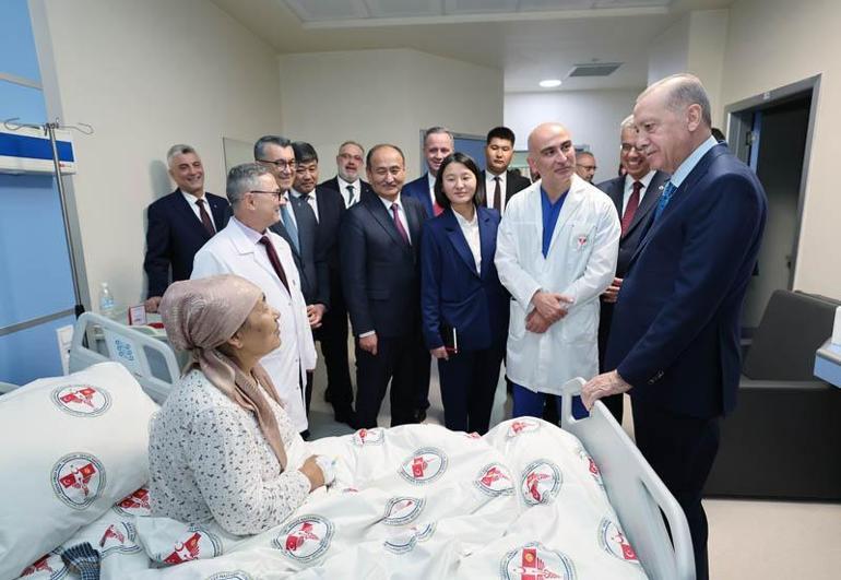 Cumhurbaşkanı Erdoğan, Kırgız-Türk Dostluk Devlet Hastanesinin açılışını yaptı