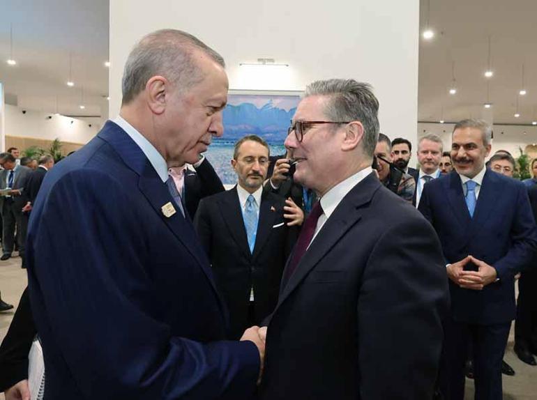 Cumhurbaşkanı Erdoğan, İngiltere Başbakanı Keir Starmeri kabul etti