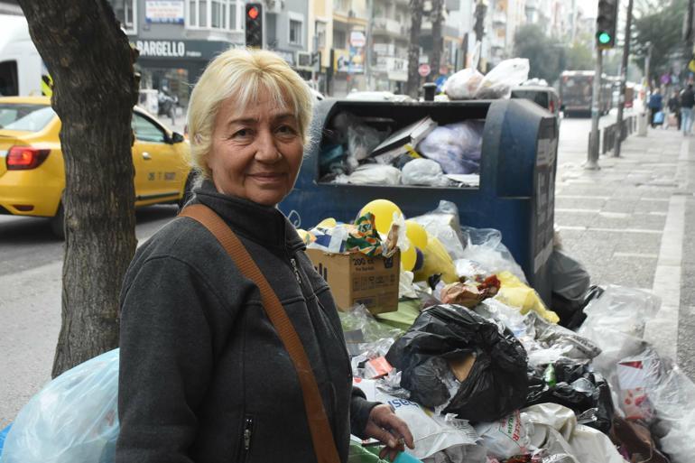 Bucada grevin ikinci gününde sokaklarda çöp yığınları oluştu