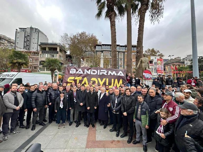 Bandırma yeni stadyum istiyor: Taraftarlar ve yöneticiler ortak çağrı yaptı