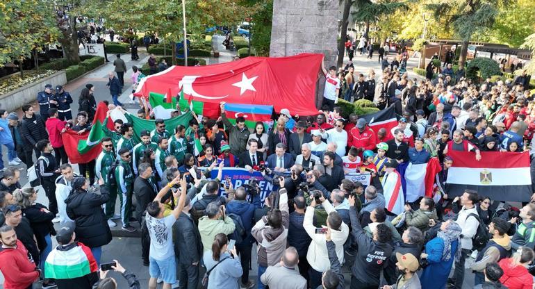 Trabzon’da Paten Futbolu Dünya Kupasına kortejli başlangıç