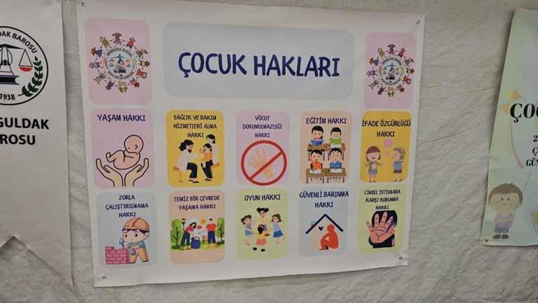 Zonguldak Barosu Çocuk Hakları Komisyonu, çocuklara haklarını anlattı