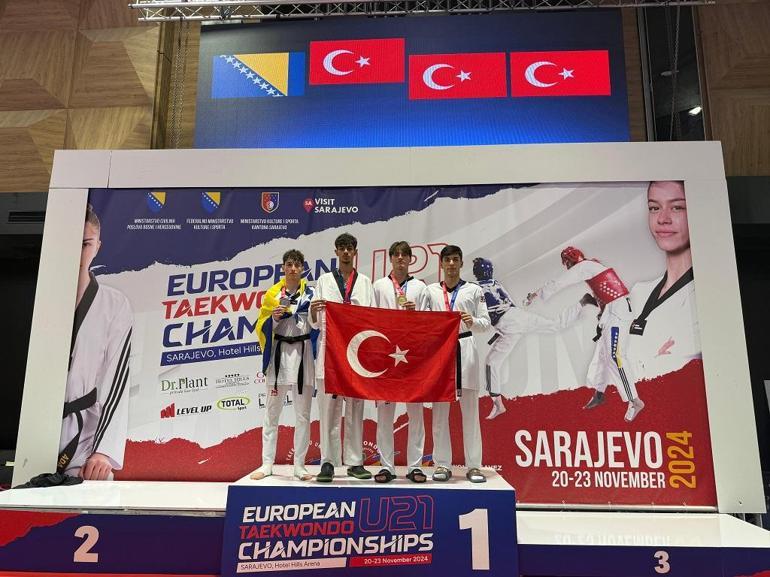 Türkiye, Avrupa Ümitler Taekwondo Şampiyonası’nda takım halinde şampiyon oldu