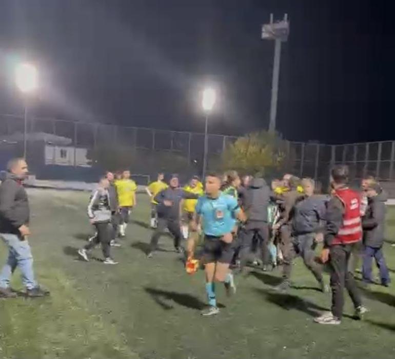 İzmirde hakeme saldıran amatör futbolcu tutuklandı