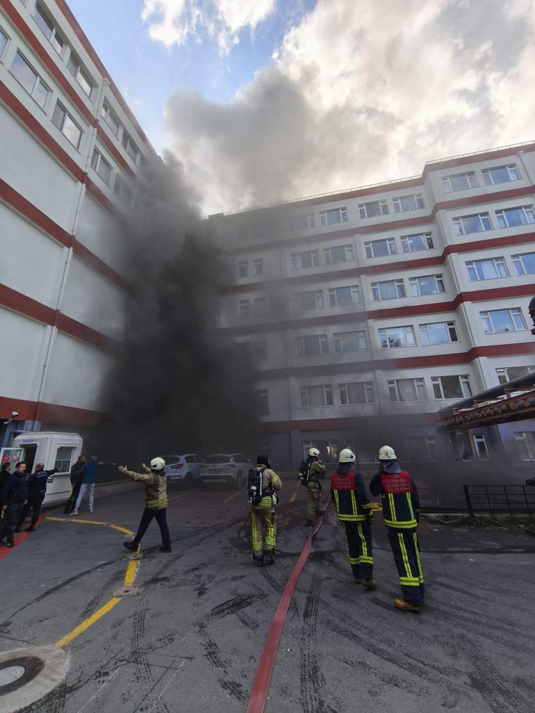 İstanbul Eğitim ve Araştırma Hastanesinde çıkan yangın söndürüldü