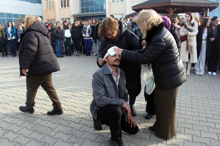 Trakya Üniversitesinde deprem tatbikatı