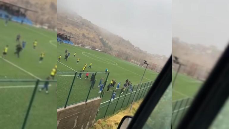 Malatyada amatör maçta kavga çıktı, 1 futbolcu yaralandı