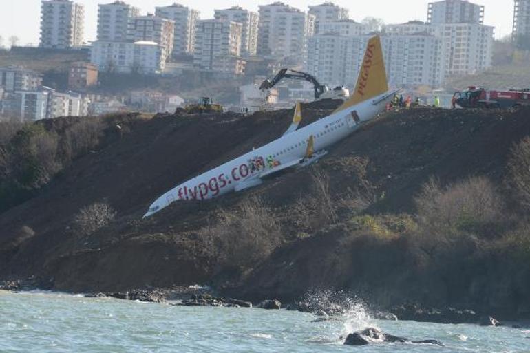 Pistten çıkıp, deniz kenarında duran uçağın davasında savcıdan pilotlara ceza talebi