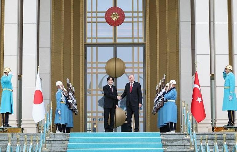 Cumhurbaşkanı Erdoğan, Japonya Veliaht Prensi Fumihitoyu kabul etti