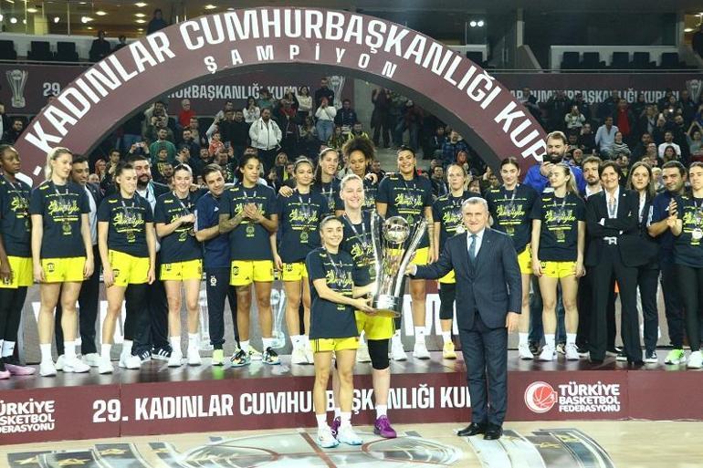 29uncu Kadınlar Cumhurbaşkanlığı Kupasını Fenerbahçe Opet kazandı