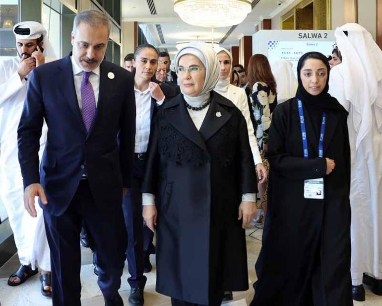 Emine Erdoğan, Doha Forum 2024 programında konuştu