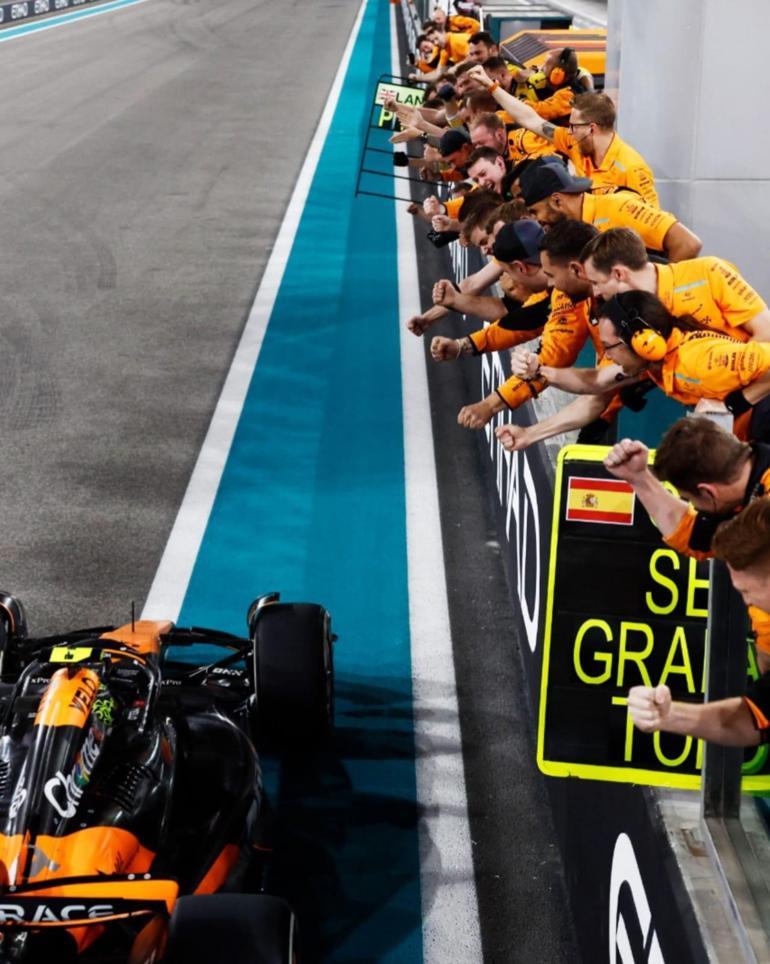 Formula 1’de takımlar şampiyonu McLaren oldu