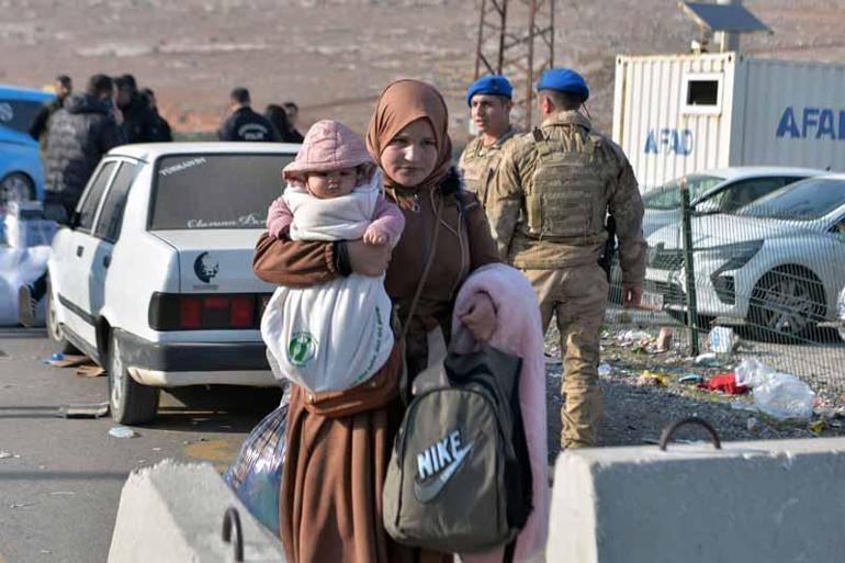 Ülkelerine dönmek isteyen Suriyeliler, Cilvegözü Gümrük Kapısı’nda