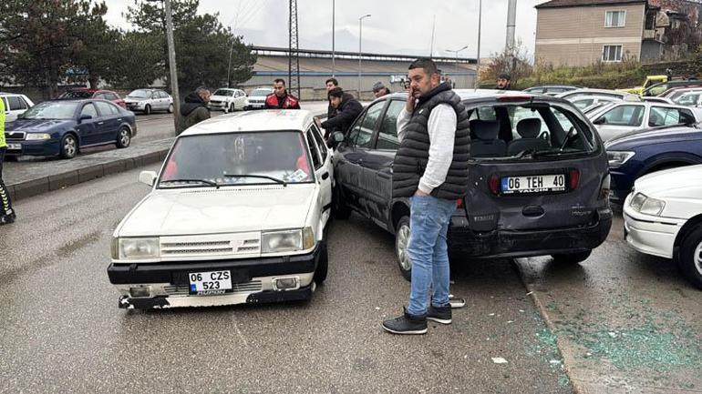 Dur ihtarına uymayan sürücü kaçarken kaza yaptı