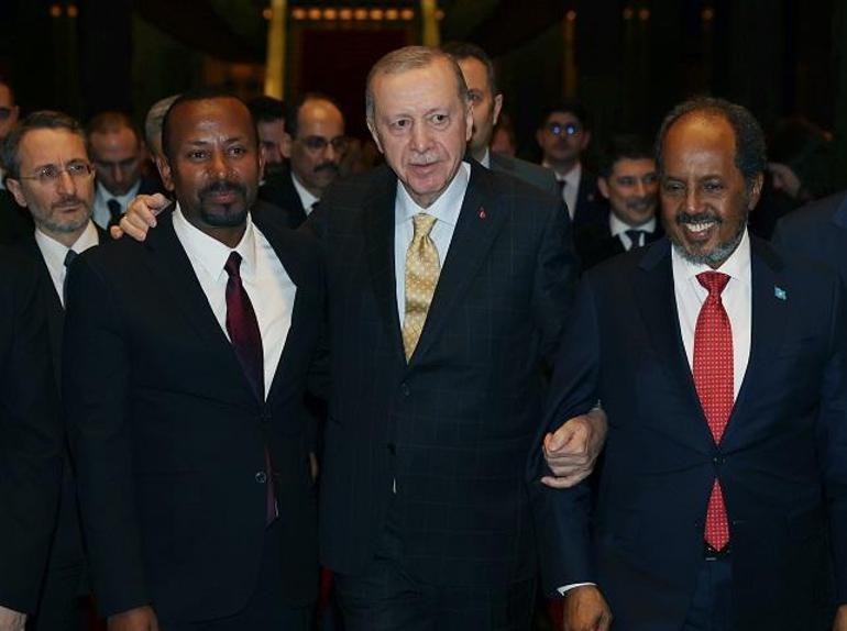 Cumhurbaşkanı Erdoğan: Somali ve Etiyopya arasında iş birliğine dayalı yeni bir başlangıcın adımını attık