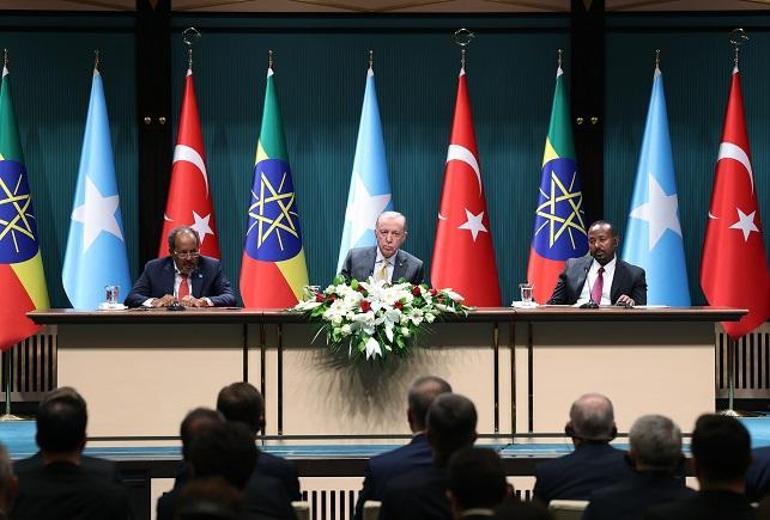 Cumhurbaşkanı Erdoğan: Somali ve Etiyopya arasında iş birliğine dayalı yeni bir başlangıcın adımını attık