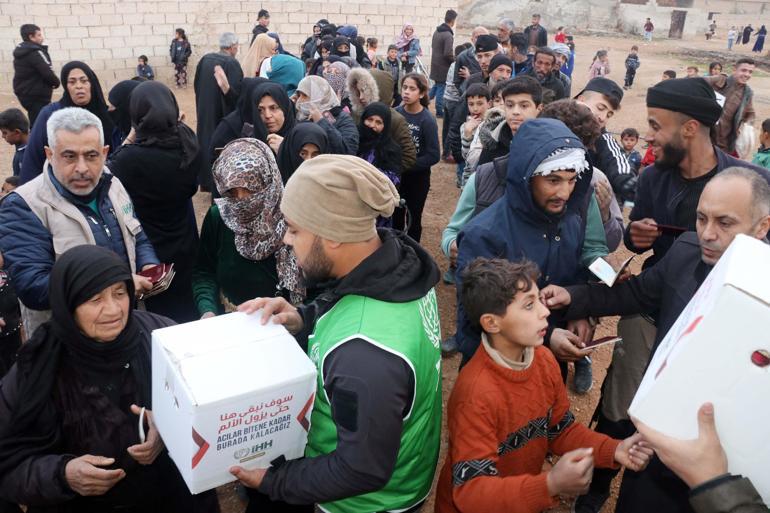 Münbiçli sivillere, Türk STKlardan gıda yardımı