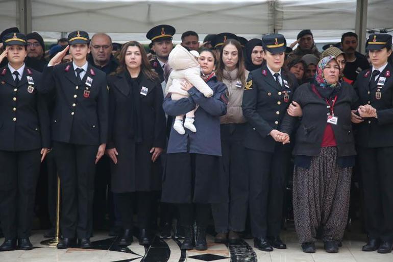 Bursa Adliyesindeki saldırıda şehit olan uzman çavuş için tören düzenlendi