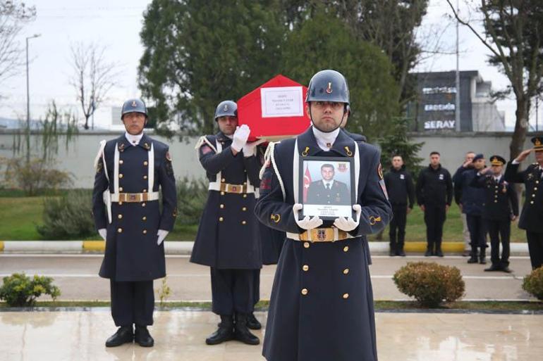 Bursa Adliyesindeki saldırıda şehit olan uzman çavuş için tören düzenlendi