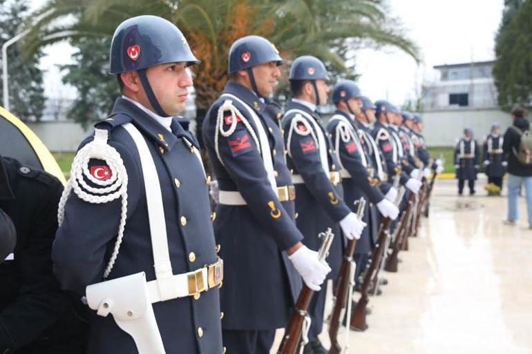 Bursa Adliyesindeki saldırıda şehit olan uzman çavuş için tören düzenlendi