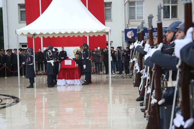 Bursa Adliyesindeki saldırıda şehit olan uzman çavuş için tören düzenlendi