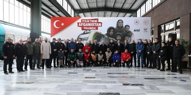 İnsani yardımları taşıyan 21inci İyilik Treni, Afganistana hareket etti