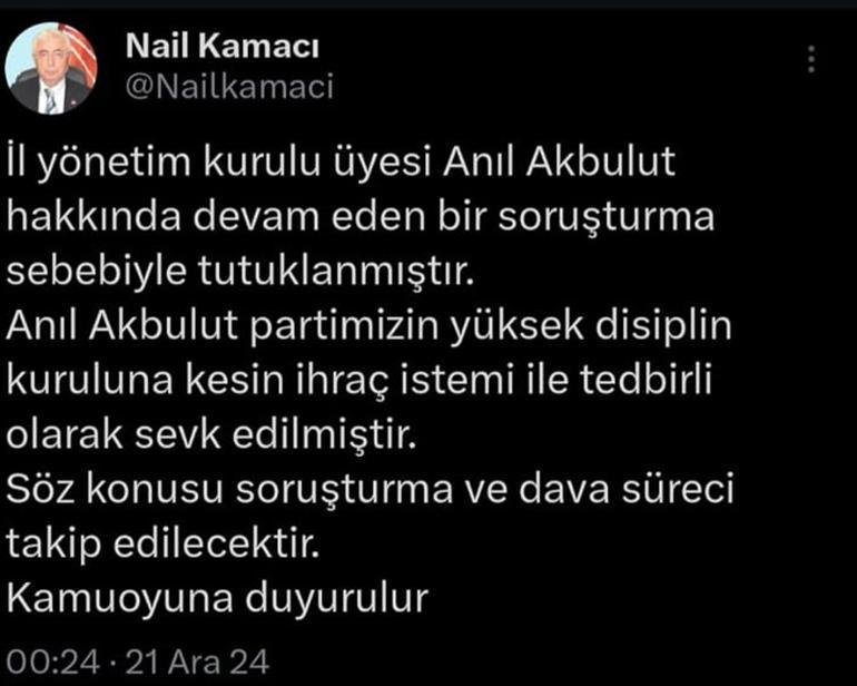 CHP Antalya il başkan yardımcısı haraç iddiasıyla tutuklandı