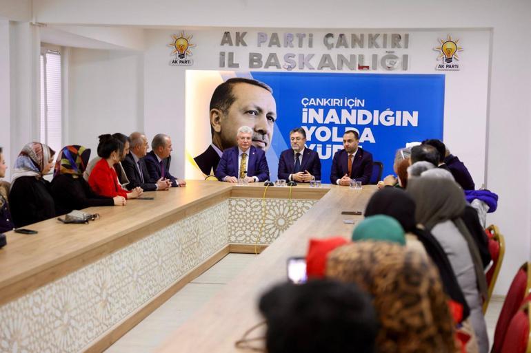 Bakan Yumaklı, AK Parti Çankırı İl Başkanı Erdoğanı ziyaret etti