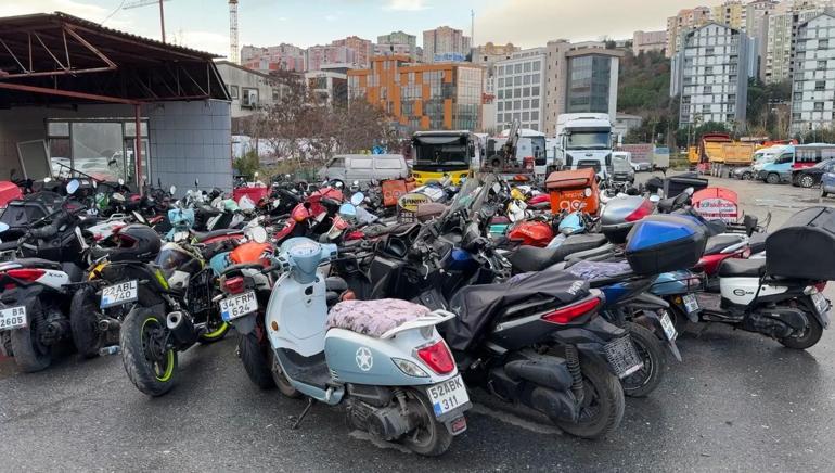 Kağıthanede Yediemin Otoparkında film gibi hırsızlık; hem çaldı hem kaydettirdi