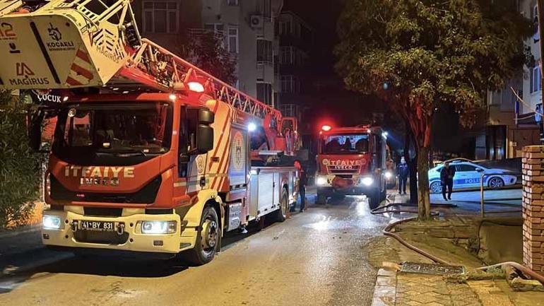 Elektrikli sobanın üzerine bırakılan mendil yangına neden oldu; 1i bebek, 2 kişi dumandan etkilendi