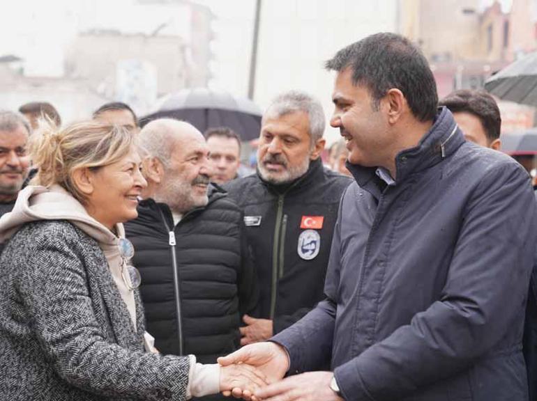 Bakan Kurum, Hatayda TOKİ şantiyelerini inceledi