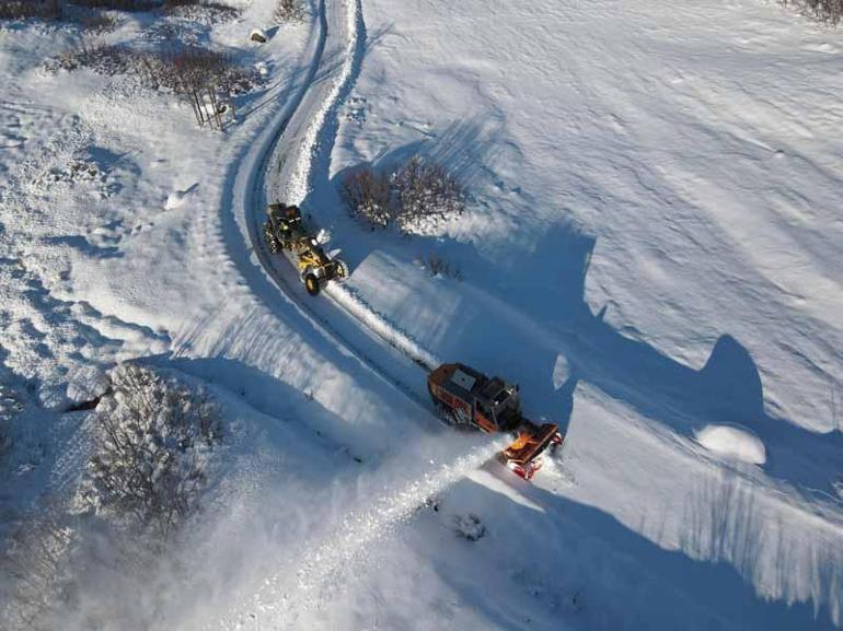 Tunceli’de kar nedeniyle 222 köy yolu ulaşıma kapandı