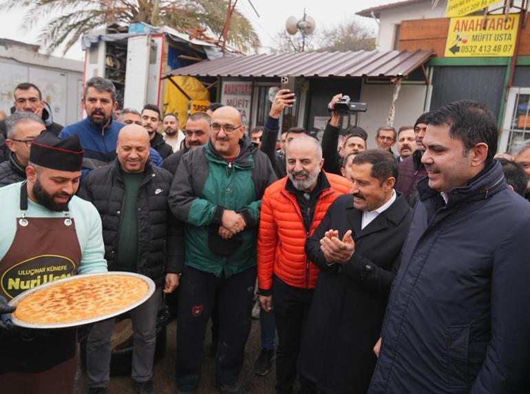 Bakan Kurum, Hatayda TOKİ şantiyelerini inceledi