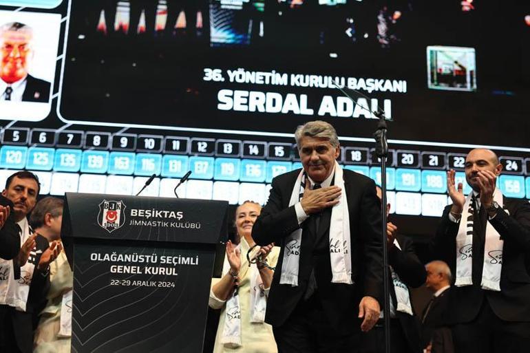 Beşiktaş’ta yeni başkan Serdal Adalı