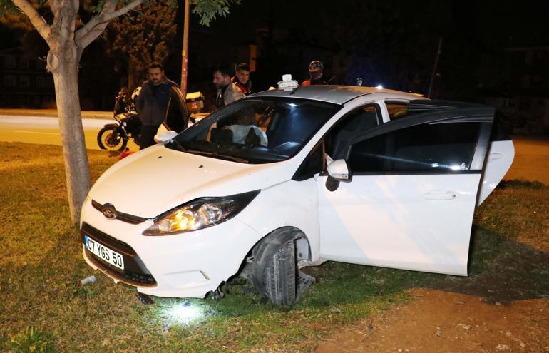 Polisten kaçarken kaza yapan alkollü sürücüye, 5 suçtan 100 bin lira ceza