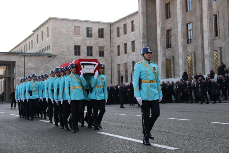 Eski Başbakan Yardımcısı Menteşe için TBMMde cenaze töreni
